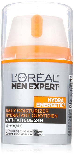 L'Oreal Paris Skin Care Men Expert Hydra Energetic Anti-Fatigue Daily Moisturizer, 1.6 Fluid Ounce