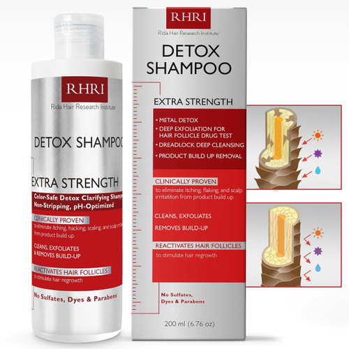 Clarifying Shampoo for Build Up | Heavy Metal Detox Shampoo to Pass Hair Follicle | Removes Product Build-Up, Dirt, Chlorine & Oil | Color Safe & Sulfate Free | Purifying Shampoo for Irritated Scalps