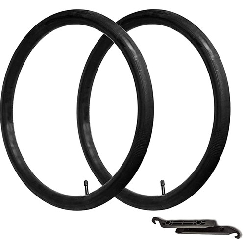 (2-Pack) CALPALMY 700x35/43c Inner Tubes Schrader & Presta Valve - 28" 700c Bike Tubes for Mountain Bikes and Road Bikes (2-Pack) CALPALMY 700x35/43c Inner Tubes Schrader & Presta Valve - 28" 700c Bike Tubes for Mountain Bikes and Road Bikes