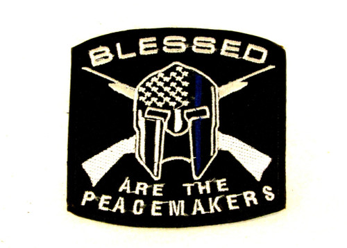 IND STURGIS Blessed are The Peace Makers Small Badge Patch for Biker Vest SB829