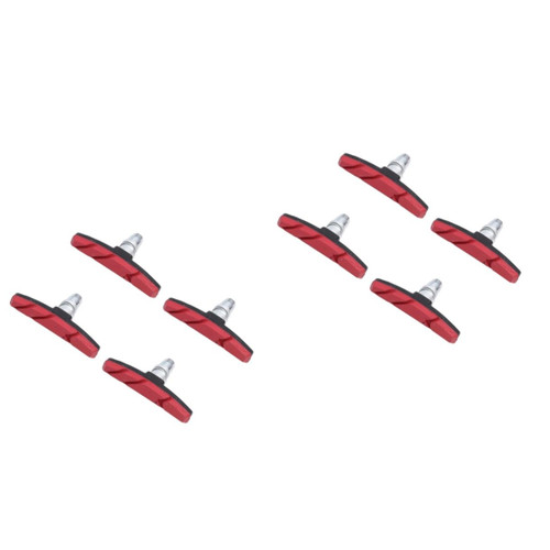 ERINGOGO Brakes Pads 4 Pairs Bicycle Bicycle Brake Pads Biking Mountain Bike Brake Block Cycling v Brake Pads Brake Blocks Brake Shoes Mountain Bike Brake Pads Chain