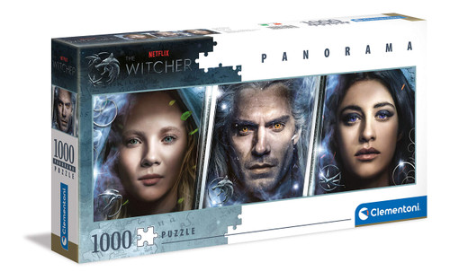 Clementoni Collection 39593, The Witcher Panorama Puzzle for Children and Adults - 1000 Pieces, Ages 10 Years Plus