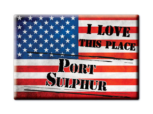 PORT SULPHUR FRIDGE MAGNET LOUISIANA (LA) MAGNETS USA SOUVENIR I LOVE GIFT (Var. VETERAN) PORT SULPHUR FRIDGE MAGNET LOUISIANA (LA) MAGNETS USA SOUVENIR I LOVE GIFT (Var. VETERAN)