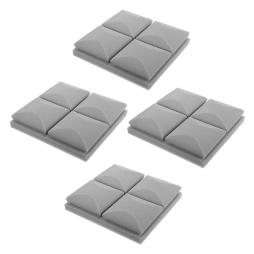 ERINGOGO 4Pcs noise canceling wall panels foam sound proof panels noise cancelling wall panels soundproofing material sound proofing panels for walls acoustic wall panels sponge equipment