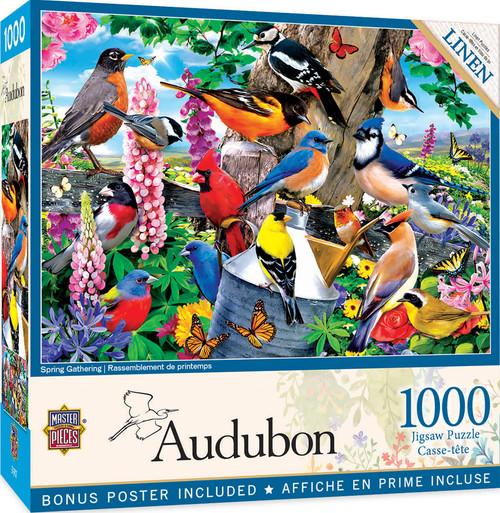 Masterpieces 1000 Piece Jigsaw Puzzle for Adults, Family, Or Kids - Spring Gathering - 19.25"x26.75" Masterpieces 1000 Piece Jigsaw Puzzle for Adults, Family, Or Kids - Spring Gathering - 19.25"x26.75"