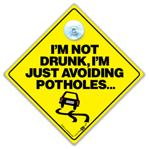DRIVING iwantthatsign.com I'm Not Drunk I'm Avoiding Potholes Car Sign, I'm Not Drunk I'm Just Avoiding Potholes,Bumper Sticker, Decal, Drunk Driver, Drink Driving,Potholes, Road Sign, Joke Car Sign DRIVING iwantthatsign.com I'm Not Drunk I'm Avoiding Potholes Car Sign, I'm Not Drunk I'm Just Avoiding Potholes,Bumper Sticker, Decal, Drunk Driver, Drink Driving,Potholes, Road Sign, Joke Car Sign