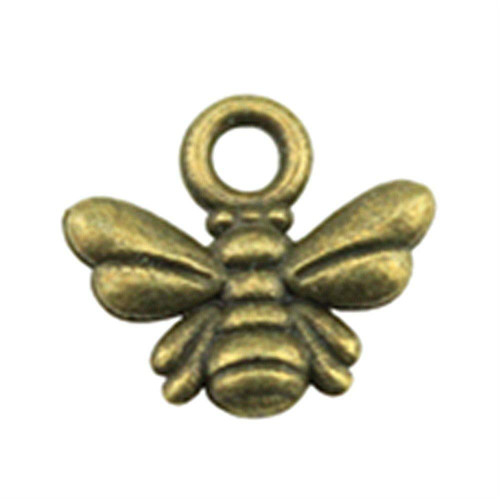 NEWME 300pcs bee Charms Pendant for DIY Jewelry Wholesale Crafting Bracelet and Necklace Making (Antique Bronze) NEWME 300pcs bee Charms Pendant for DIY Jewelry Wholesale Crafting Bracelet and Necklace Making (Antique Bronze)