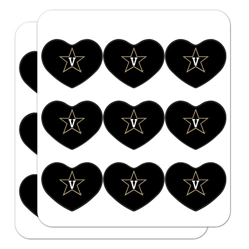 Vanderbilt University Logo Heart Shaped Planner Calendar Scrapbook Craft Stickers Vanderbilt University Logo Heart Shaped Planner Calendar Scrapbook Craft Stickers