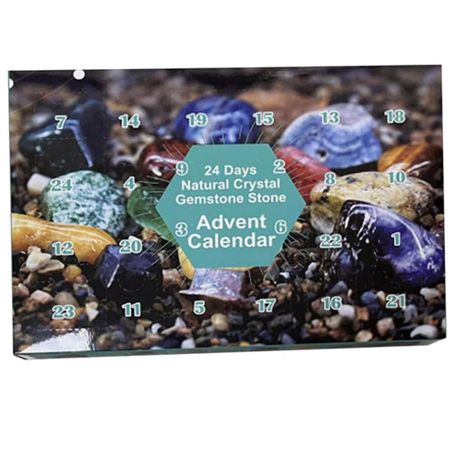Crystal Advent Calendar 2023 Advent Calendar 2023 For Kids Crystals Calendar 24 Days Natural Gemstone Advent Calendar Funny Christmas Countdown Calendar 2023 For Explore Learning Collection Blue