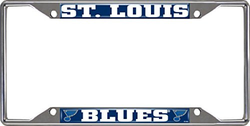 Fanmats 17186 NHL - St. Louis Blues License Plate Frame Fanmats 17186 NHL - St. Louis Blues License Plate Frame