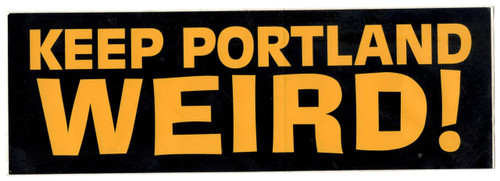 Trooperbay Keep Portland Weird Bumper Sticker Decal Motto Oregon Iditarod Portlandia Funny Trooperbay Keep Portland Weird Bumper Sticker Decal Motto Oregon Iditarod Portlandia Funny