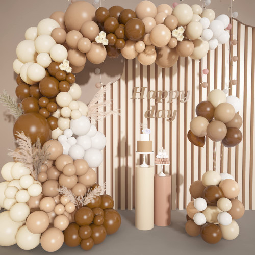 142Pcs Brown Balloons Garland Arch Kit Nude Coffee Brown Boho Blush Tan Neutral Balloons for Teddy Bear Baby Shower Neutral Woodland Wedding Jungle Safari Wild One Birthday Party Decorations 142Pcs Brown Balloons Garland Arch Kit Nude Coffee Brown Boho Blush Tan Neutral Balloons for Teddy Bear Baby Shower Neutral Woodland Wedding Jungle Safari Wild One Birthday Party Decorations