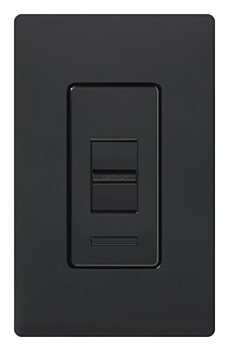 Lutron LG-600PH-BL 600W Single-Pole Preset Dimmer, Black