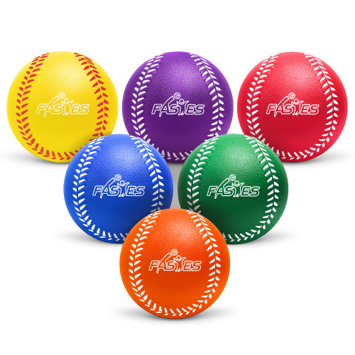 Fastes Soft Foam Baseball Balls(6 Pack), Practice Baseballs for Indoor and Outdoor Play, Soft Baseballs for Practice Hitting, Players Baseball Training Balls for Kids, Toddlers and Adults Fastes Soft Foam Baseball Balls(6 Pack), Practice Baseballs for Indoor and Outdoor Play, Soft Baseballs for Practice Hitting, Players Baseball Training Balls for Kids, Toddlers and Adults
