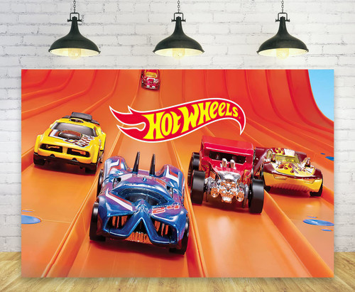 Hot Car Backdrops for Birthday Party Decorations Supplies, Race Cars Photo Backgrounds Boy Cake Table Decorations Banner 5x3ft Hot Car Backdrops for Birthday Party Decorations Supplies, Race Cars Photo Backgrounds Boy Cake Table Decorations Banner 5x3ft