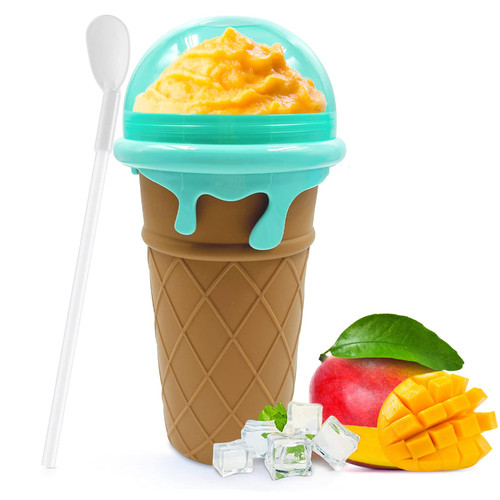 500 ML Slushy Cup Slushie Cup, Slushy Maker Cup Magic Frozen Squeeze Ice Cup Tiktok,Slushie Cups with Lids And Straws, Slush Cup Smoothies Homemade DIY Smoothies Slushies Cups-Quick Cool Stuff Slushy Milk Shake Ice Cream (New brown) 500 ML Slushy Cup Slushie Cup, Slushy Maker Cup Magic Frozen Squeeze Ice Cup Tiktok,Slushie Cups with Lids And Straws, Slush Cup Smoothies Homemade DIY Smoothies Slushies Cups-Quick Cool Stuff Slushy Milk Shake Ice Cream (New brown)