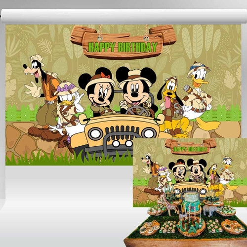 Mickey Mouse Safari First Birthday Party Supplies Minnie Mouse Safari Backdrop 2nd Birthday Decorations Wild Theme Banner for Cake Table 5x3 ft 50 Mickey Mouse Safari First Birthday Party Supplies Minnie Mouse Safari Backdrop 2nd Birthday Decorations Wild Theme Banner for Cake Table 5x3 ft 50