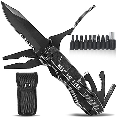 Gift For Dad, Multitool Pocket Knife, Cool Gadgets For Men, Christmas Birthday Gifts For Men Him Dad, Grandpa Fathers Gift Day From Wife Son Daughter. (Multitool Pocket Knife)