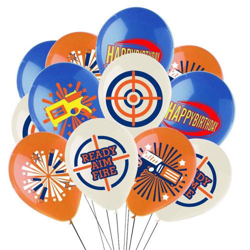 Cracoo Dart War Party Supplies Balloons,Gun Picks Target Birthday Bullet War Party Decoration Cracoo Dart War Party Supplies Balloons,Gun Picks Target Birthday Bullet War Party Decoration