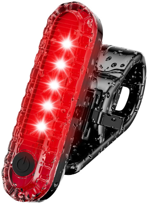 Bike Tail Light, USB Rechargeable 500 Lumens Super Bright Bicycle Rear Lights, Bicycle Rear Cycling Safety Flashlight 500mah Lithium Battery, 4 Light Modes Waterproof LED Cycling Safety Tail Light