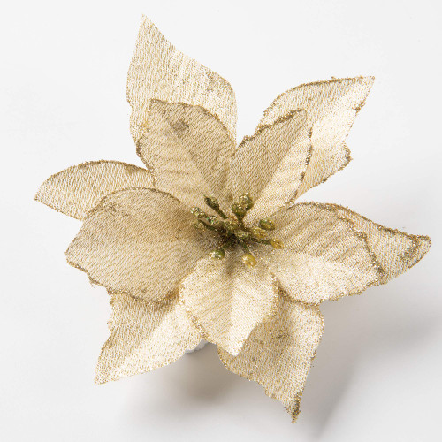 TAIELIK Poinsettia Christmas Decorations 13pcs Poinsettia Christmas Tree Ornaments Glitter Artificial Poinsettia Flowers for Xmas Decorations (Gold) TAIELIK Poinsettia Christmas Decorations 13pcs Poinsettia Christmas Tree Ornaments Glitter Artificial Poinsettia Flowers for Xmas Decorations (Gold)