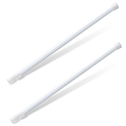 2 Pcs Sliding Door Security Bar Window Security Bars Sliding Door Security Bar Adjustable Sliding Glass Door Lock Window Lock Bar Window Safety Bars for Children Home, Extends from 17-27.6 Inches