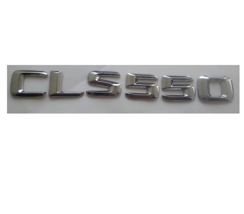 Un-Branded Chrome 3D ABS Plastic Car Trunk Rear Letters Words Badge Emblem Decal Sticker for Mercedes Benz CLS Class CLS550 (CLS550)