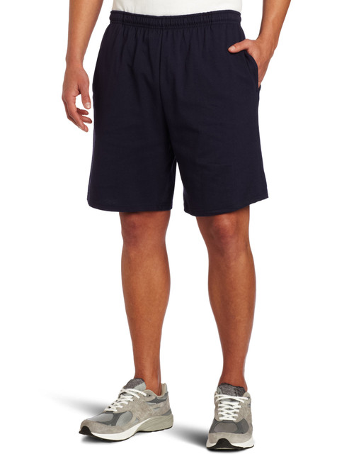 Soffe Men's Classic Cotton Pocket Short Navy Medium