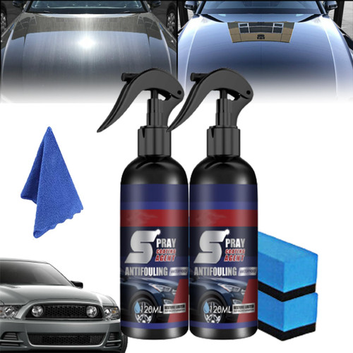 DIZHIGE Multi-functional Coating Renewal Agent, Car Coating Agent Spray, 3 in 1 High Protection Quick Car Coating Spray, 3 in 1 Ceramic Car Coating Spray, Nano Repair Spray for Cars (2)