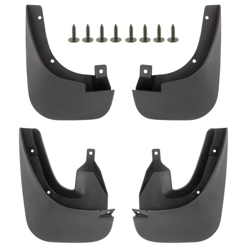 BOXI Set of 4 Front and Rear Side Mud Flaps Splash Guards Compatible with Hyund-ai Tucson 2005 2006 2007 2008 2009 Sport Utility (Not fit Side Skirts)