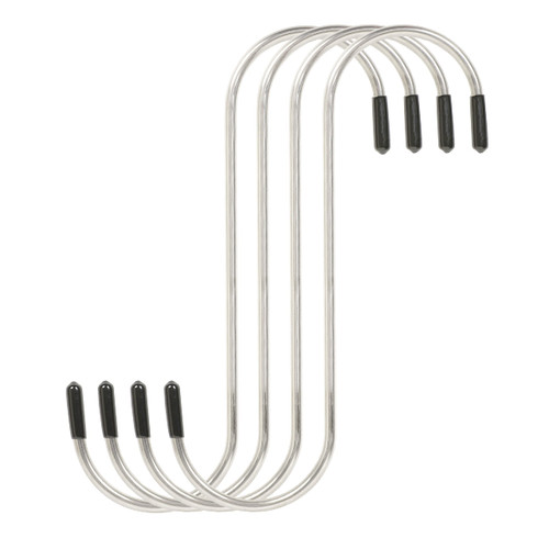 ARES 18063-4-Piece Stainless Steel Brake Caliper Hanger Set - Rubber Tipped Hooks Easily Restrain Brake Calipers and Reduce Possible Damage to Brake Hoses