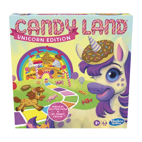 Candy Land Unicorn Edition Toddler Games, Unicorn Toys, Perfect Kids Gifts, Board Games, Ages 3 and Up (Amazon Exclusive)