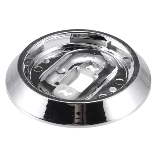 A ABSOPRO Car Dome Light Lens Lamp Cover Interior Light Lens Base for Chevy Camaro 1970-1981 Plastic Silver Tone