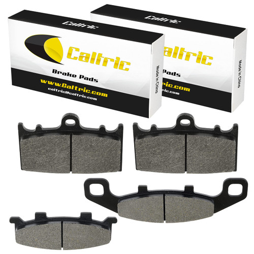 Caltric Brake Pads Compatible with Kawasaki Ninja ZX-6 ZX600 1990-1993
