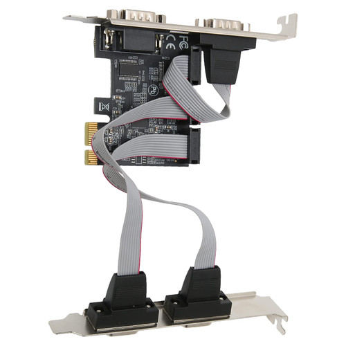 4 Port PCI Express RS232 Serial Adapter Card, PCIe RS232 Serial Host Controller Card, PCIe to 4 Serial DB9 Card, PCI E Serial Card Stable Performance
