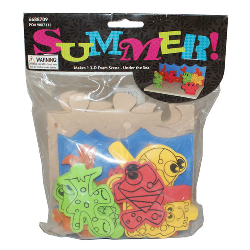 Summer 3D Foam Scene Under The Sea