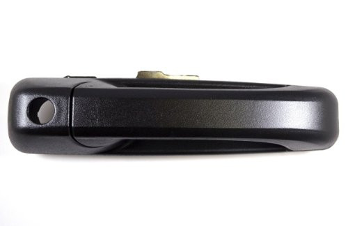 PT Auto Warehouse CH-3815A-FR - Outside Exterior Outer Door Handle, Textured Black - with Keyhole, Passenger Side Front