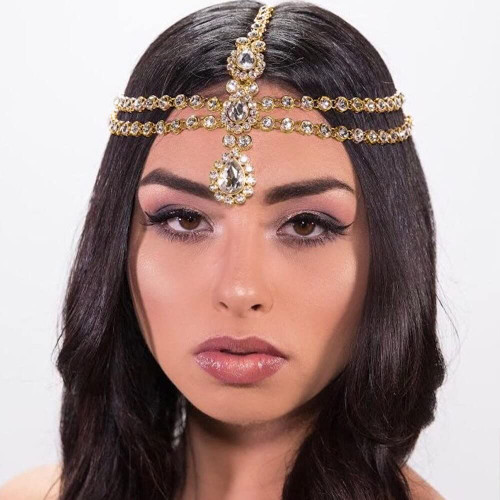 Brishow Rhinestone Boho Head Chain Jewelry Forehead Gold Head Jewelry Wedding Crystal Festival Hair Chain Multi-Layered Headpiece for Women and Girls Brishow Rhinestone Boho Head Chain Jewelry Forehead Gold Head Jewelry Wedding Crystal Festival Hair Chain Multi-Layered Headpiece for Women and Girls