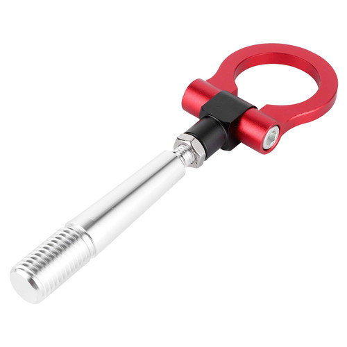 Tow Hook for , Tow Hook for JDM Style Screw on Track Racing Towing Ring Fit for FX35/FX45/FX50 QX70Black (Red)