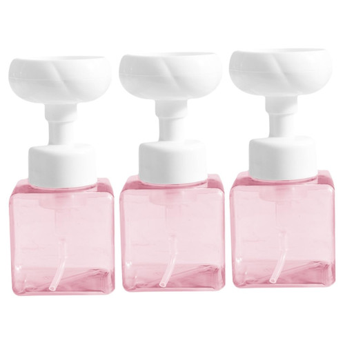 FOMIYES 6 Pcs Flower Distribution Bottle Pump Bottles Nail Remover Portable Travel Dispenser Liquid Hand soap Dispenser foaming soap Dispenser foaming Hand wash Dispenser Bottle with Pump