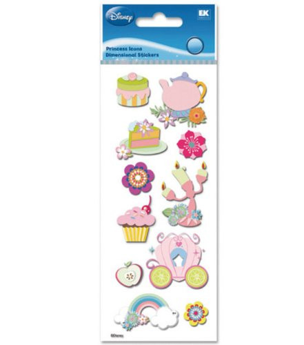 A Touch Of Jolee's Disney(R) Dimensional Stickers - Princess Icons