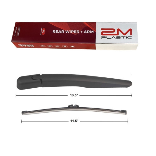 2M PLASTIC Rear Wiper Arm Blade Factory OEM Style Replacement For FORD ESCAPE 2013-2017 EXPLORER 2011-2018