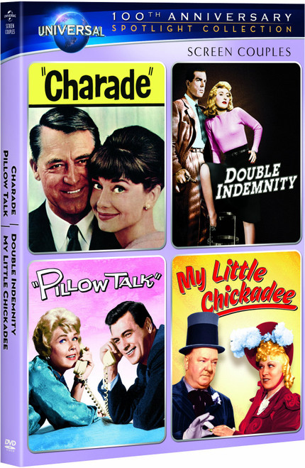 Screen Couples: Charade/Double Indemnity/Pillo Talks/my Little Chicradee DVD