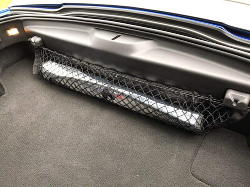 EACCESSORIES EA Rear Trunk Organizer Cargo Net for Chevrolet C7 Corvette 2014-2019 - Envelope Style Cargo Net for Coupe ONLY - Premium Mesh Car Trunk Organizer - Compatible with Chevrolet C7 Corvette