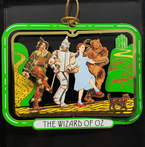 Wizard of Oz Color Brass Ornament Follow The Yellow Brick Road