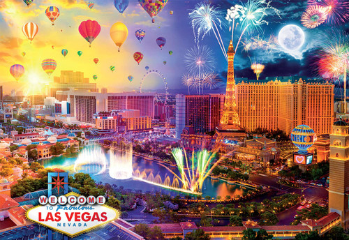 Buffalo Games - Fabulous Las Vegas - 2000 Piece Jigsaw Puzzle