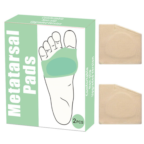 Metatarsal Pads for Women and Men,Ball of Foot Pain Relief,Soft Gel Inside,Help Metatarsalgia,Mortons,Neuroma,Calluses Blisters,Diabetic Feet(2 Pack)