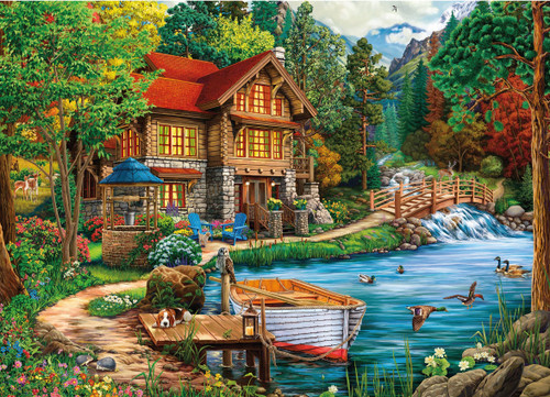 Ceaco - Weekend Retreat - It's A Dog's Life - 1000 Piece Jigsaw Puzzle
