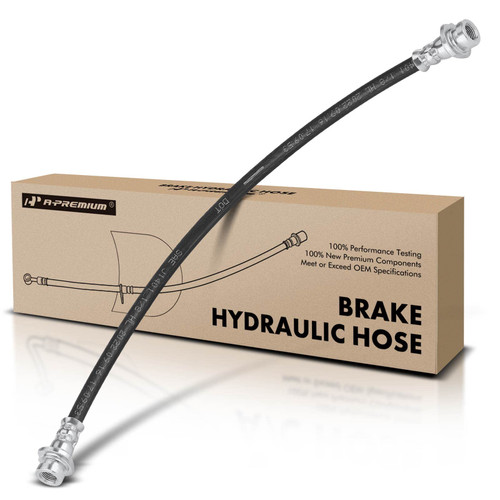 A-Premium Rear Brake Hydraulic Hose Compatible with Nissan Models - Sentra 2007 2008 2009 2010 2011 2012, with Rear Drum Brake - Replace# 46210ET010