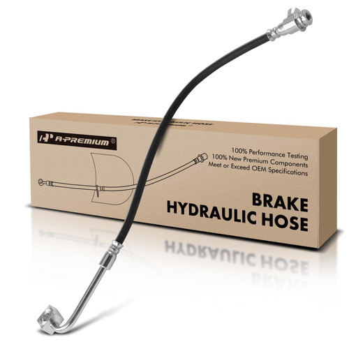 A-Premium Front Driver Brake Hydraulic Hose Compatible with Ford Models - For F-250 1995-1997, For F-350 1995-1997, RWD